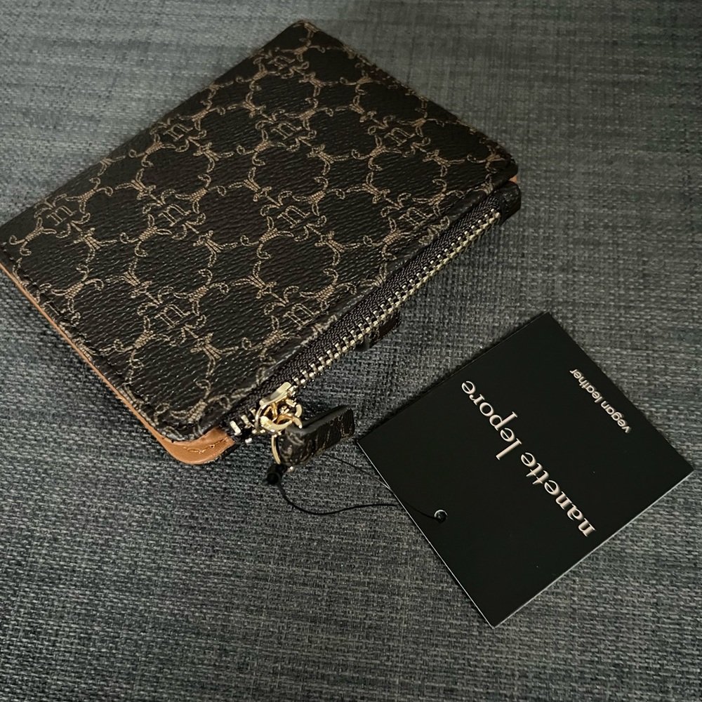NWT NANETTE LEPORE SMALL LOGO BIFOLD WALLET ORGANIZER & CARD CASE CARDHOLDER - Picture 4 of 14